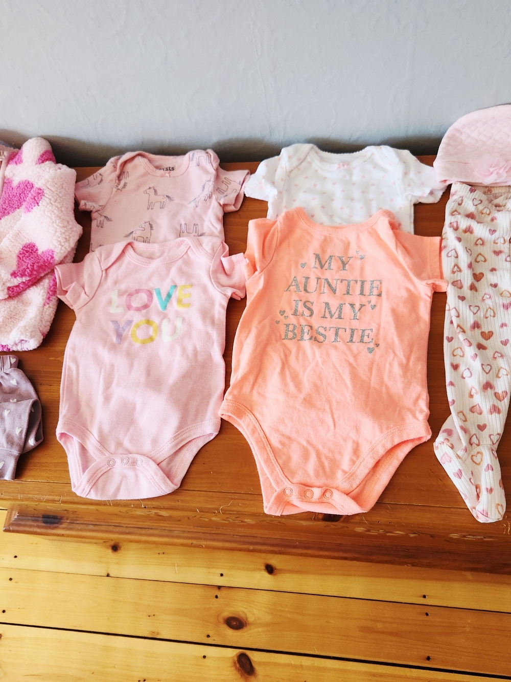 3-6 Month Heart Clothing Lot